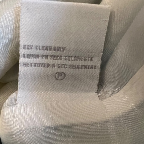 Liz Claiborne Floral Silk Dress, Blue, Green, Lined Midi, Short Sleeve, Size 6 - Picture 8 of 14